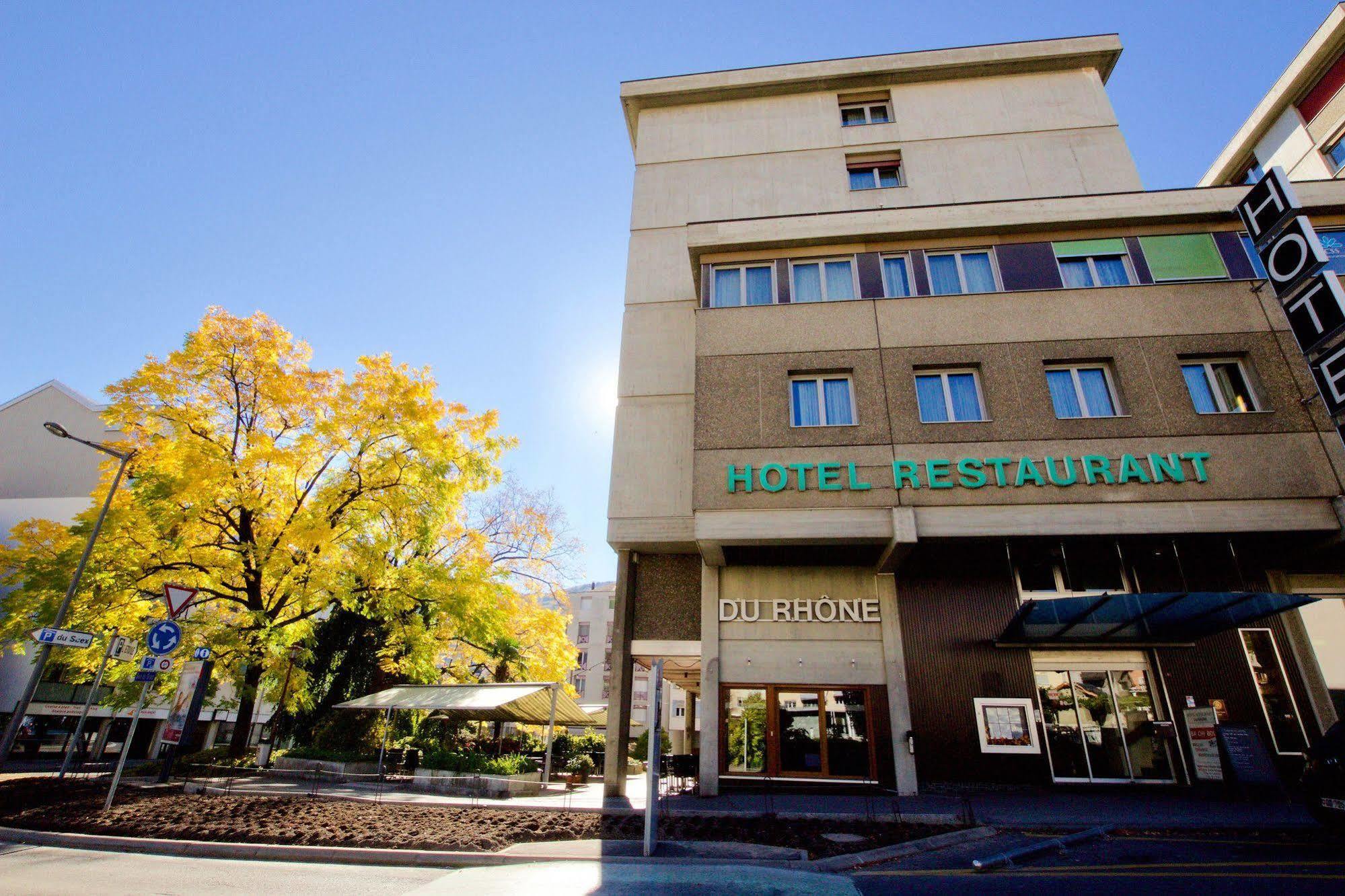 Hotel Du Rhone Сьйон Екстер'єр фото