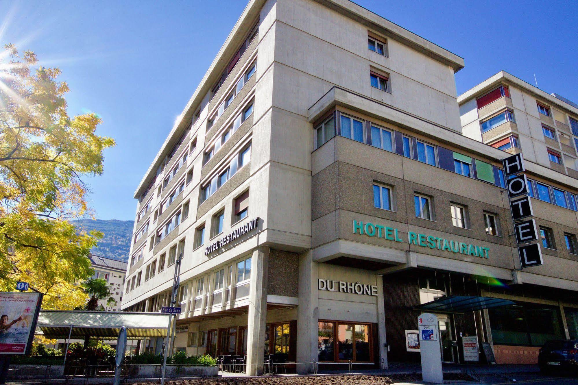 Hotel Du Rhone Сьйон Екстер'єр фото